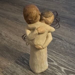 Willow Tree Embrace Sculpture - Warm Brown and Tan
